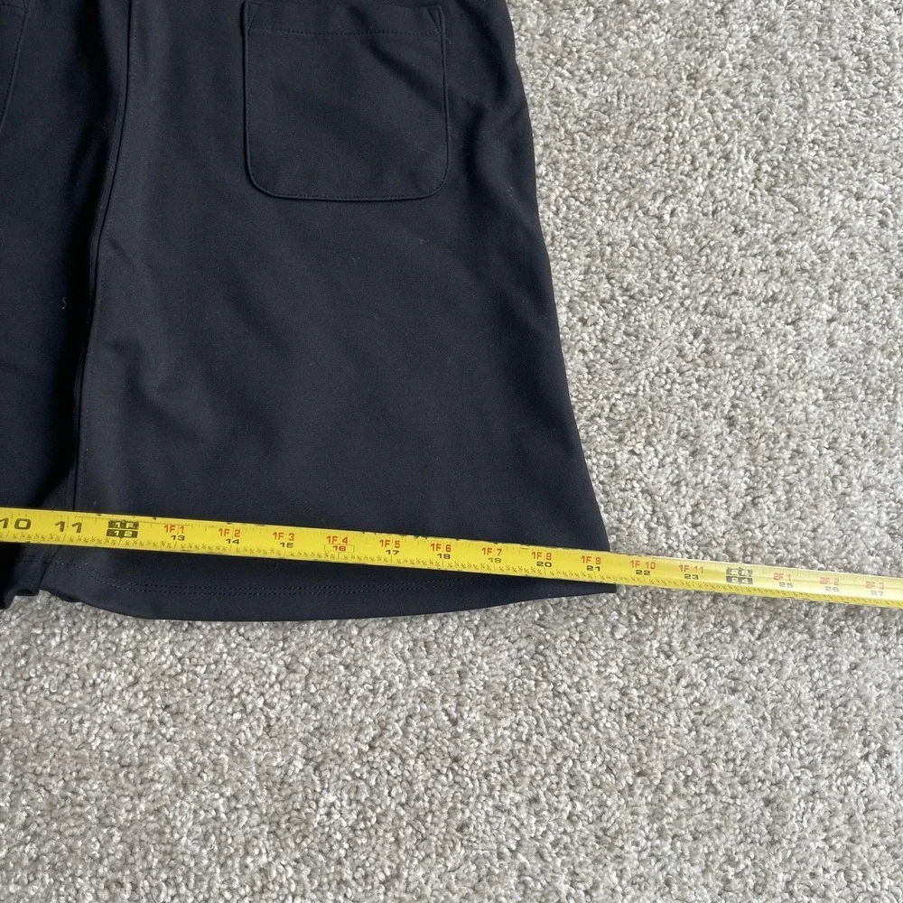 Gap Kids Dress Girls 10 Black Short Sleeve Knit A-Line Pockets Knee Length
